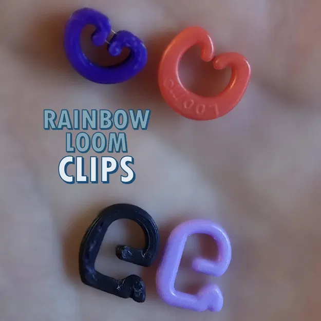 Kẹp Rainbow Loom G & C (G & C Clips) In 3D - Image 1