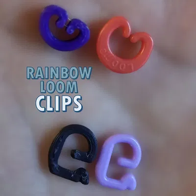 Kẹp Rainbow Loom G & C (G & C Clips) In 3D