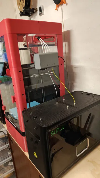 AD5X Riser kèm poop chute và drawer - Image 6