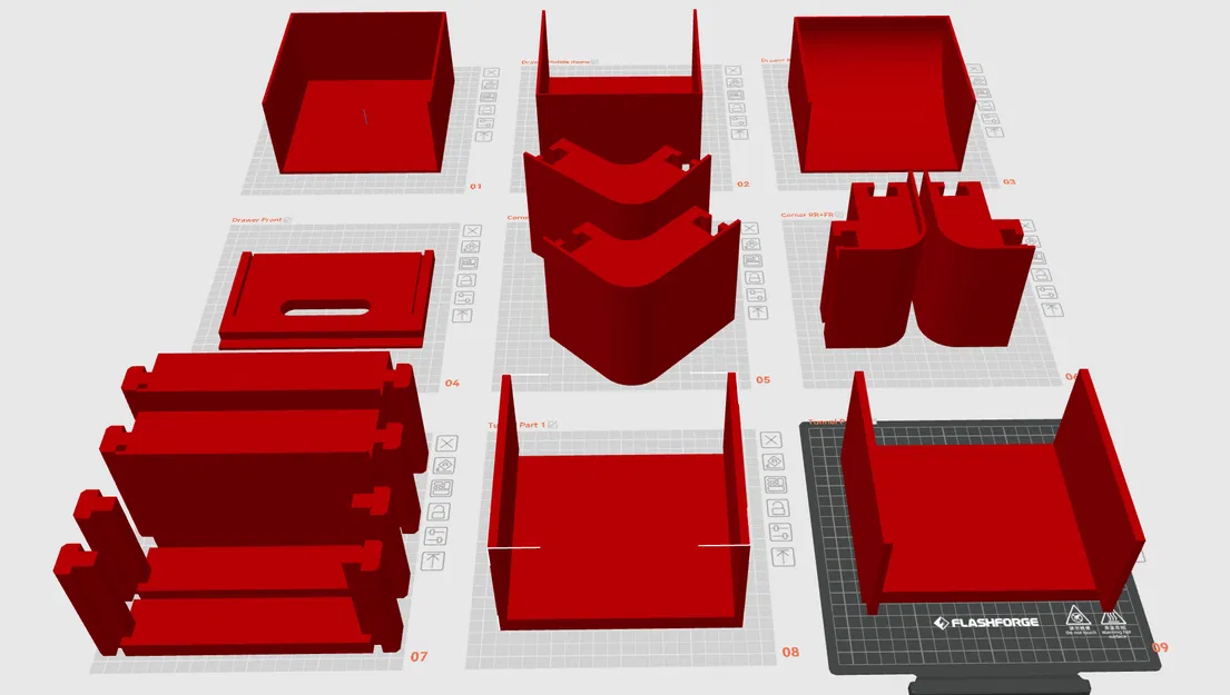 AD5X Riser kèm poop chute và drawer - Image 9