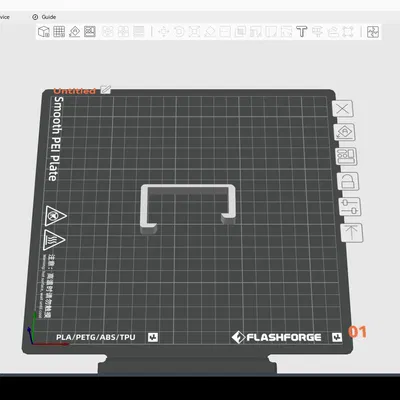 AD5X Extruder Retainer (bản không bo tròn hai đầu)