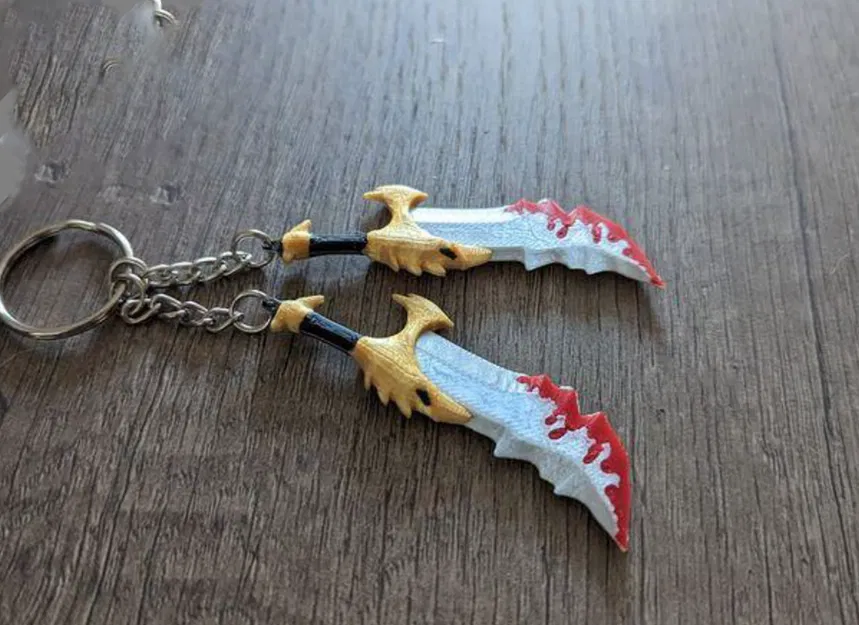 Espadas del Caos – Móc khóa God of War - Image 2