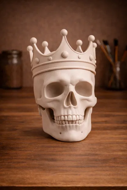 Trang Trí Đầu Lâu Vương Miện Hoàng Gia (Royal Skull Crown Decor) - Image 1