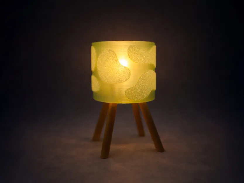 Blubby - Đèn bàn chụp fuzzy (E14) - Image 1