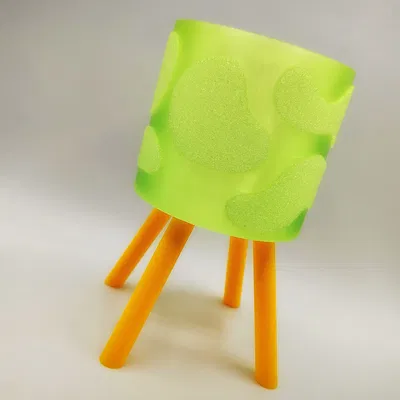 Blubby - Đèn bàn chụp fuzzy (E14)