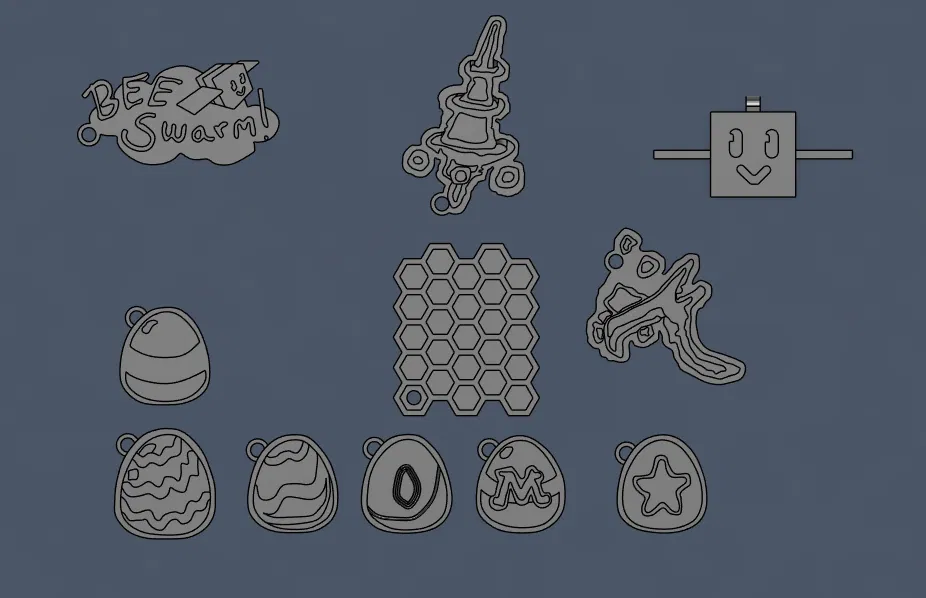 Móc khóa Bee Swarm Simulator - Image 1