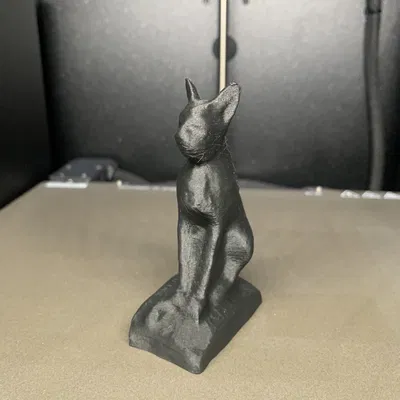 Bản quét 3D tượng mèo Ai Cập (Egyptian Cat Statue 3D Scan)