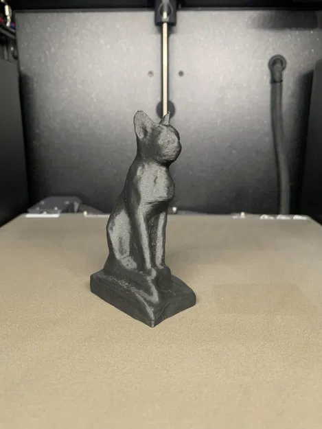 Bản quét 3D tượng mèo Ai Cập (Egyptian Cat Statue 3D Scan) - Image 3