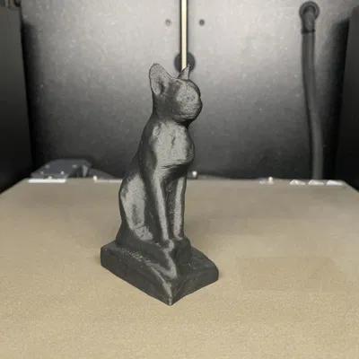 Bản quét 3D tượng mèo Ai Cập (Egyptian Cat Statue 3D Scan)