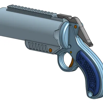 Fortinbras: Blaster Nerf Stringer Flare in 3D hoàn toàn (dùng DB Shells)