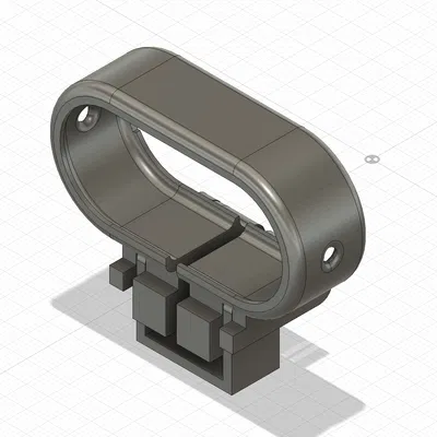 Ngàm gắn camera Insta360 GO 3S cho mặt nạ paintball (Action Cam Mount)