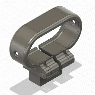 Ngàm gắn camera Insta360 GO 3S cho mặt nạ paintball (Action Cam Mount)