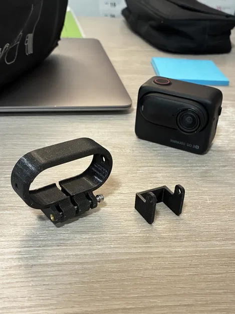 Ngàm gắn camera Insta360 GO 3S cho mặt nạ paintball (Action Cam Mount) - Image 4