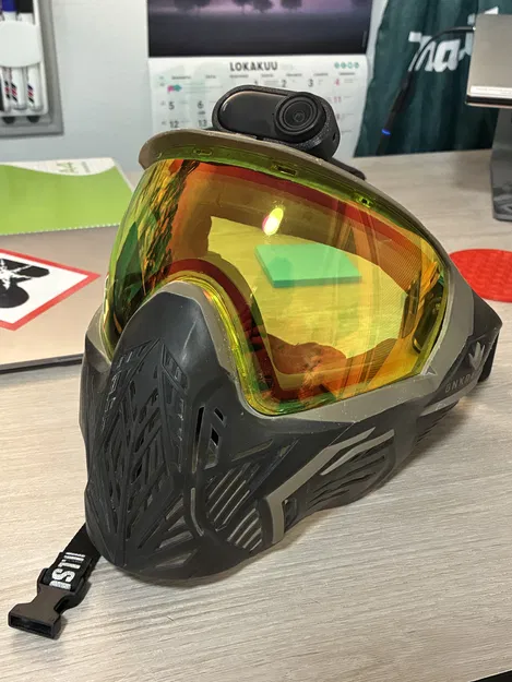 Ngàm gắn camera Insta360 GO 3S cho mặt nạ paintball (Action Cam Mount) - Image 5