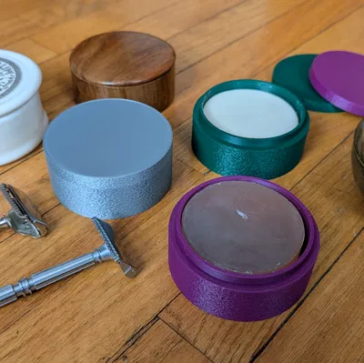 Hũ đựng shave soap 5 oz kèm nắp