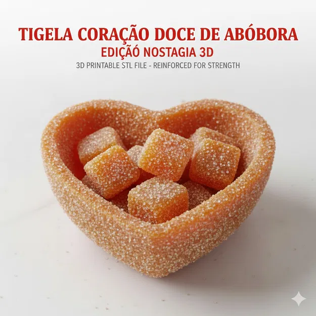 Tigela Coração – Doce de Abóbora (Tô trái tim – mứt bí đỏ) - Image 1