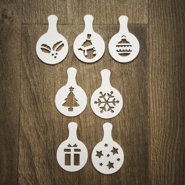 Bộ Stencil Trang Trí Cookie – Họa Tiết Giáng Sinh - Image 1