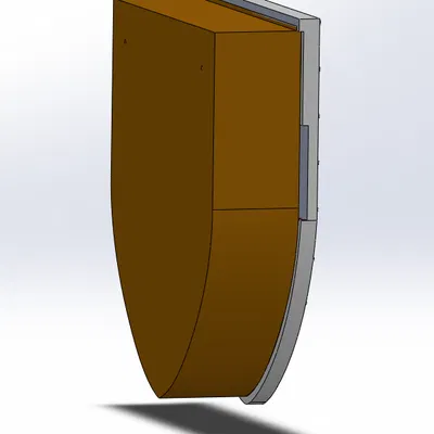 Khiên Treo Tường Heraldic Trung Cổ – Hộp Lưu Trữ Trang Trí Modular (No Supports)