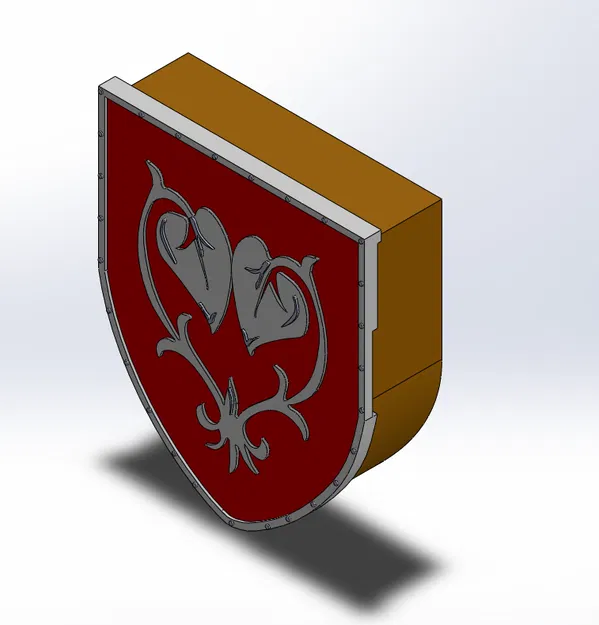 Khiên Treo Tường Heraldic Trung Cổ – Hộp Lưu Trữ Trang Trí Modular (No Supports) - Image 3