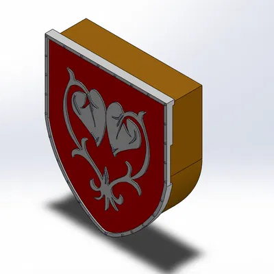 Khiên Treo Tường Heraldic Trung Cổ – Hộp Lưu Trữ Trang Trí Modular (No Supports)