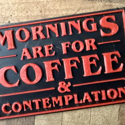 Buổi sáng là để uống cà phê và chiêm nghiệm