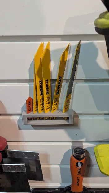 Giá treo lưỡi cưa Reciprocating Saw cho Slatwall 3" - Image 1