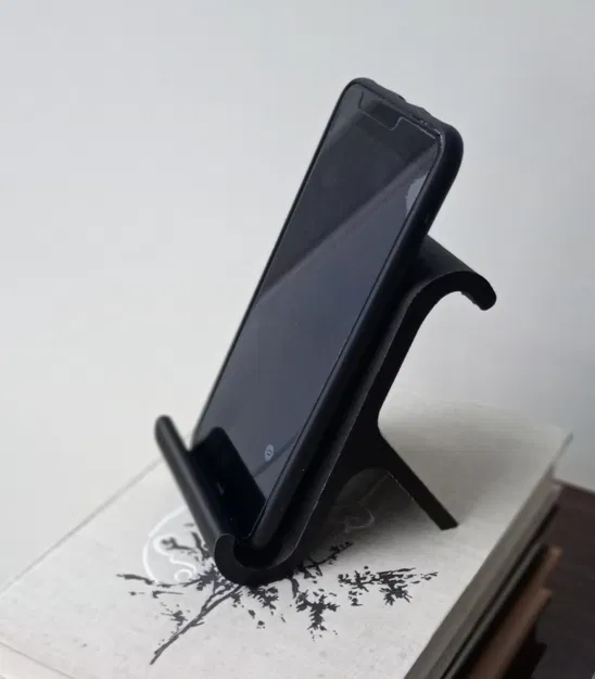 Giá đỡ điện thoại để bàn chic & elegant, dễ in (lấy cảm hứng chữ lambda) - Image 2