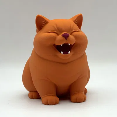 Happy Chonk Kitten – Bé mèo chonk cười tươi