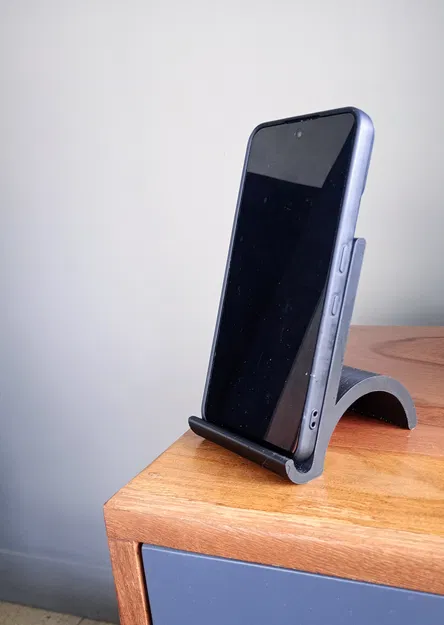 Giá đỡ điện thoại để bàn thanh lịch, sang; dễ in 3D - Image 2