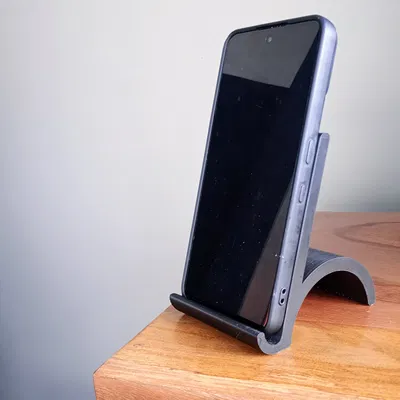 Giá đỡ điện thoại để bàn thanh lịch, sang; dễ in 3D