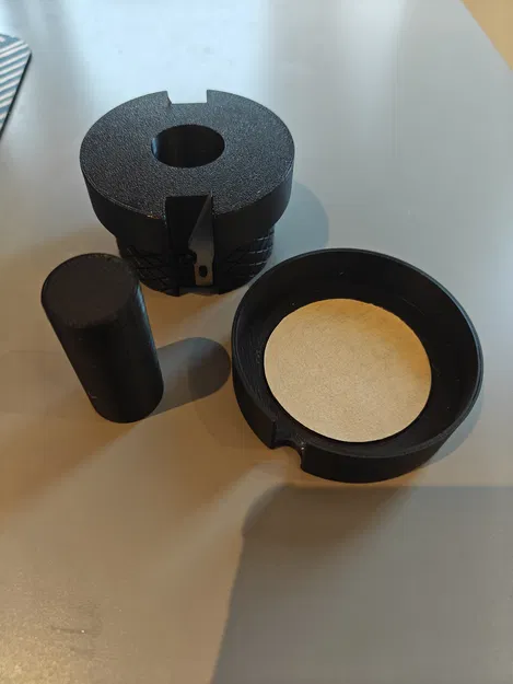 Dao cắt & giá giữ giấy lọc parametric cho portafilter espresso - Image 6