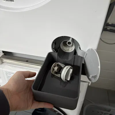 Bộ hỗ trợ xả Pumpenfilter cho máy giặt Hisense (in 3D, 2 mảnh)