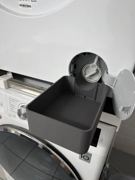 Bộ hỗ trợ xả Pumpenfilter cho máy giặt Hisense (in 3D, 2 mảnh) - Image 6