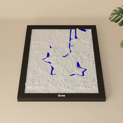 Goes, Netherlands - Mô hình thu nhỏ 3D