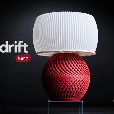 Mô hình in 3D đèn bàn drift • lamp - Phong cách tối giản hiện đại
