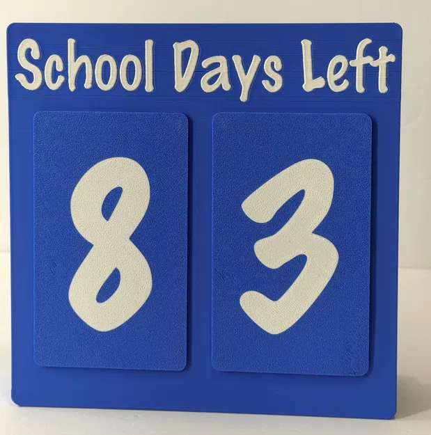 R7Makers: "School Days Left" Magnetic Countdown (Bản FREE) - Image 2