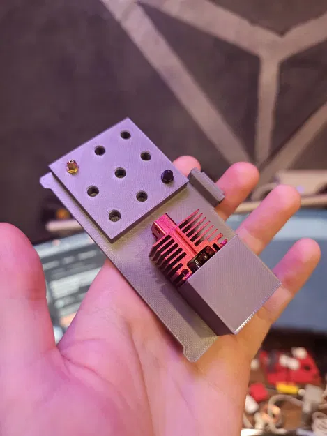 Nắp che vent AD5X/AD5M kèm mount Bambu-hotend & TZ Nozzle - Image 1