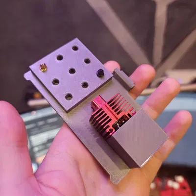 Nắp che vent AD5X/AD5M kèm mount Bambu-hotend & TZ Nozzle