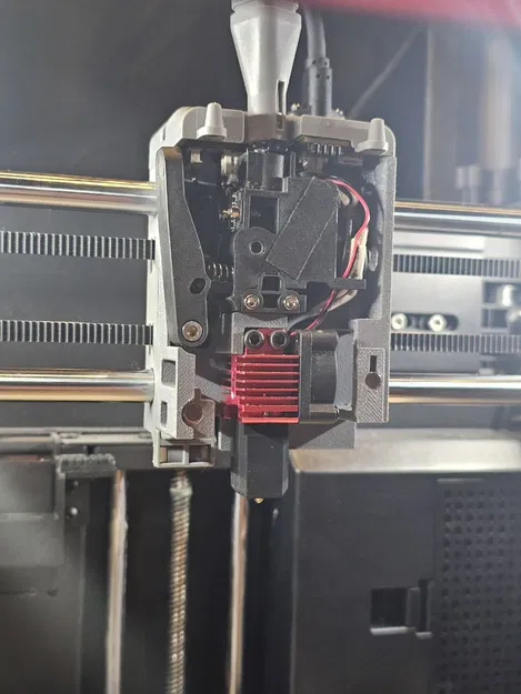 Nắp che vent AD5X/AD5M kèm mount Bambu-hotend & TZ Nozzle - Image 2