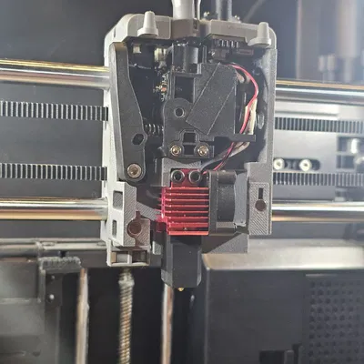 Nắp che vent AD5X/AD5M kèm mount Bambu-hotend & TZ Nozzle