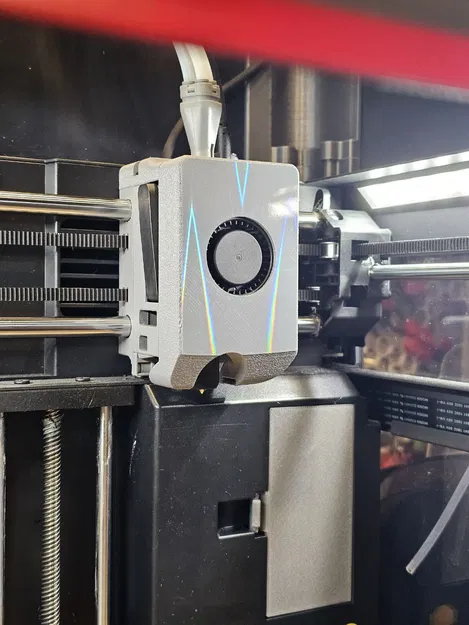 Nắp che vent AD5X/AD5M kèm mount Bambu-hotend & TZ Nozzle - Image 4