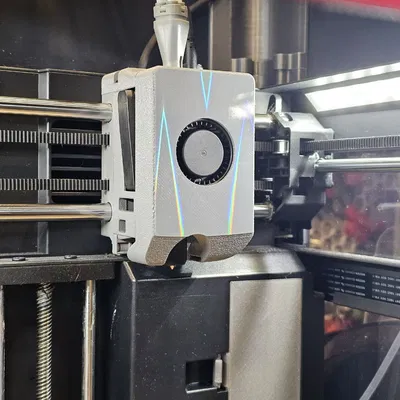 Nắp che vent AD5X/AD5M kèm mount Bambu-hotend & TZ Nozzle