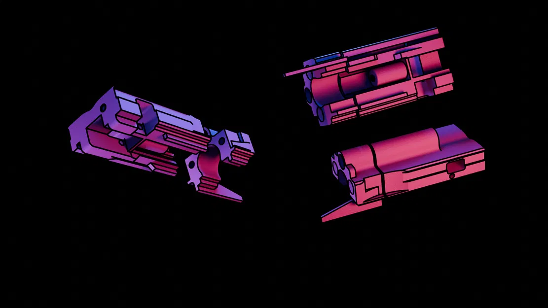 Cụm Main Bolt G&G SMC-9 (Part: GHJ-A04, A013, A015) - Image 1