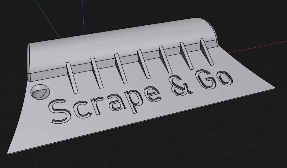 Móc khóa dao cạo băng (Ice scraper keychain) - Image 1