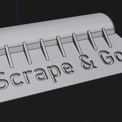 Móc khóa dao cạo băng (Ice scraper keychain)