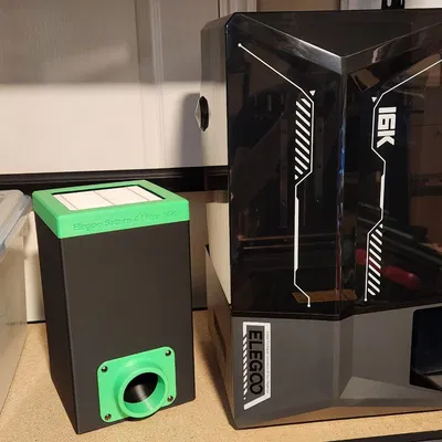 Bộ lọc HEPA+Carbon cho máy in resin (cần quạt in-line & ống 3in)