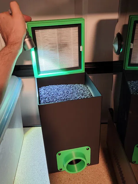 Bộ lọc HEPA+Carbon cho máy in resin (cần quạt in-line & ống 3in) - Image 5