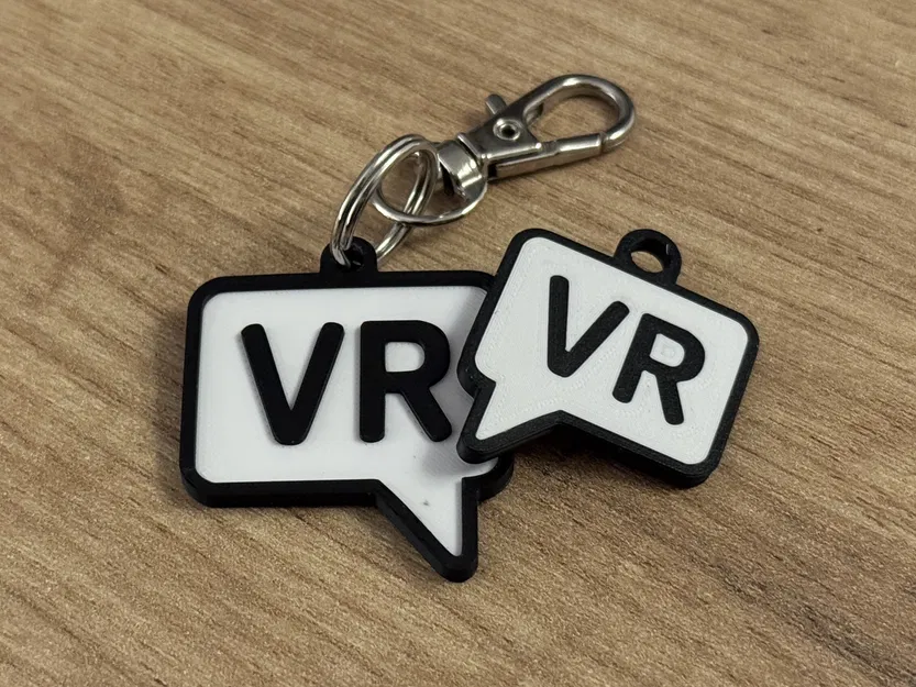 Tag móc khóa icon VRChat cũ V2 - Image 1