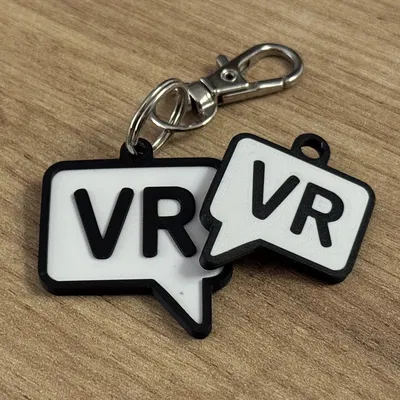 Tag móc khóa icon VRChat cũ V2