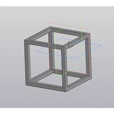Parallelepiped (Khối hình hộp 3D 50mm x 50mm)
